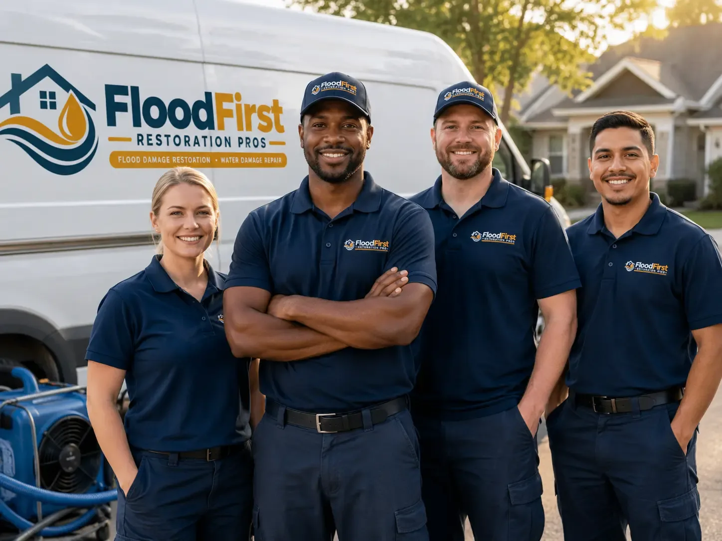 Flood Damage Restoration company in Central, LA
